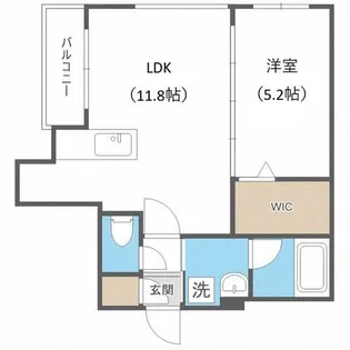 CARRERA行啓通【1階】の間取り