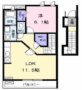 グリシナ【2階】の間取り