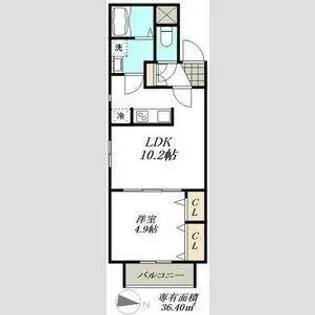 Cherim桜本町Legacy【1階】の間取り