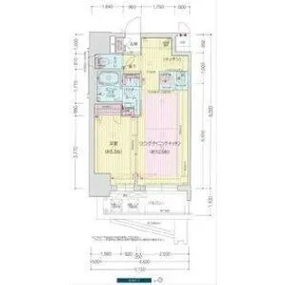 プレサンス新栄アーバンフロー【8階】の間取り