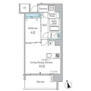 ルーエ池下【4階】の間取り