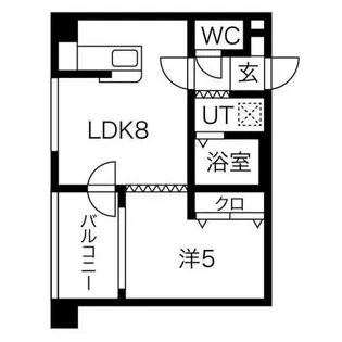 マリンビュー船見坂【2階】の間取り