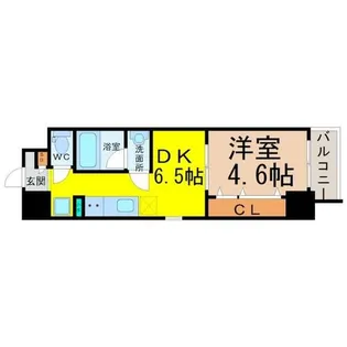 プライム松原【4階】の間取り