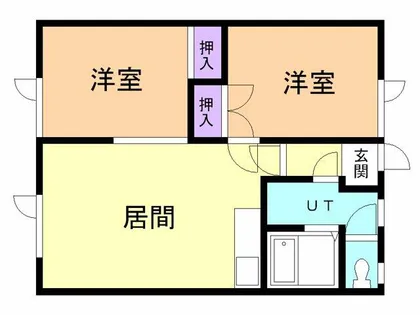 ドリームハウス【201号室】の間取り