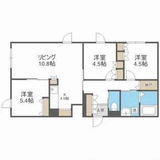ビラ・ソラシア【3階】の間取り