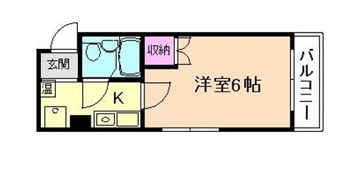 大阪府大阪市淀川区新高6丁目【マンション】の間取り