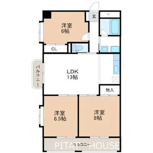 エステートNOB【203号室】の間取り