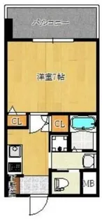 ふぁみーゆ天王寺Ⅱ【2階】の間取り
