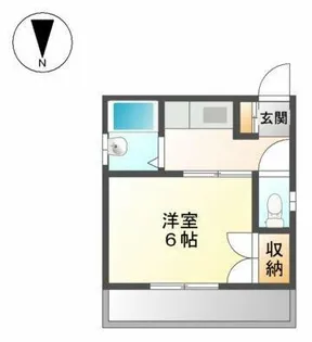 コートハウスⅠ【2A号室】の間取り