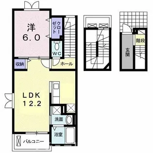 フォルシュ【3階】の間取り