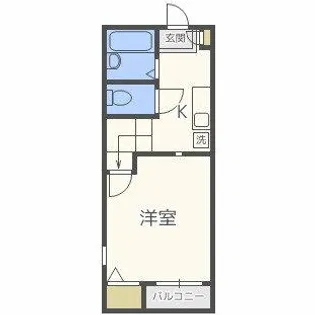 アンレーヴ【1階】の間取り