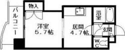 EXCELLⅡ【6階】の間取り