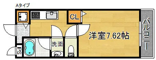 コリーヌ二色【2階】の間取り