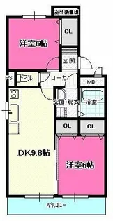ココガーデン【3階】の間取り