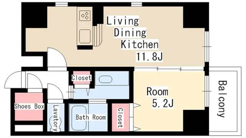 クラシタイヤー呉服町【602号室】の間取り