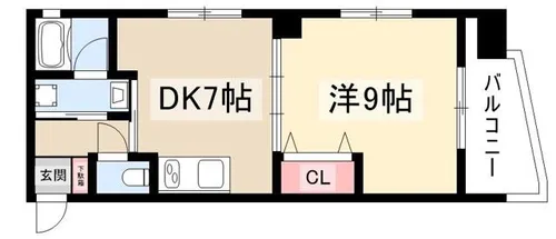 A.I.BUILD稲穂【4階】の間取り