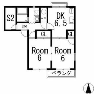 ハイツウィンクル【2階】の間取り