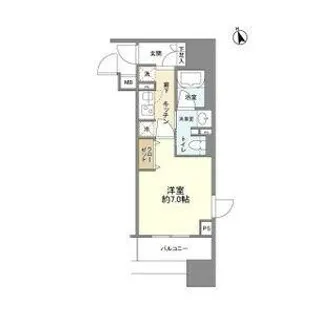 フレールコート東別院【4階】の間取り