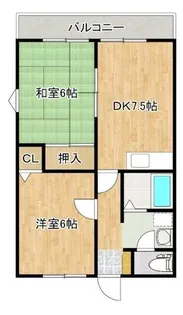 ハイツエトワール A棟【201号室】の間取り
