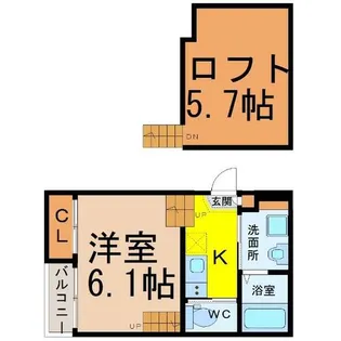 エルピーダ【1階】の間取り
