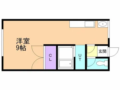 学)大昭グリーンヒル2【105号室】の間取り