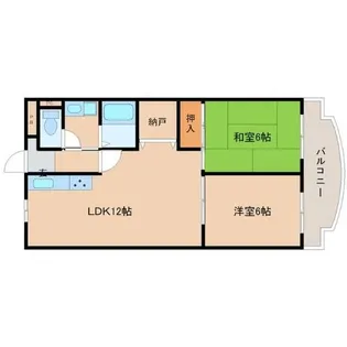 レジデンス塚口【2階】の間取り