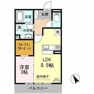 Cleyera青山【302号室】の間取り
