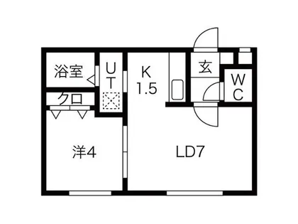北海道札幌市西区山の手二条1丁目【マンション】の間取り