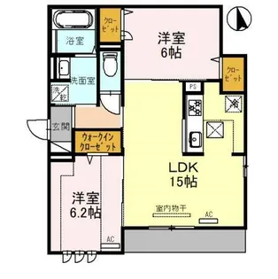 マハナ【1階】の間取り