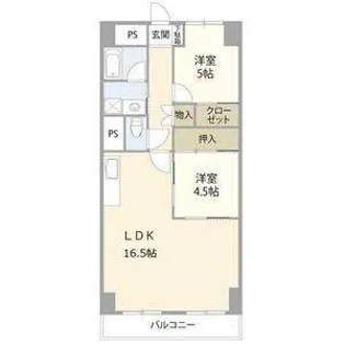 瑞穂センチュリーマンション【13階】の間取り