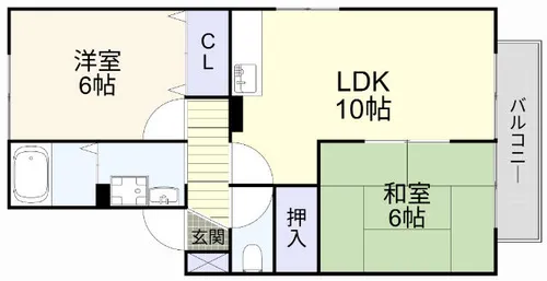 プリマヴェーラ A棟【101号室】の間取り