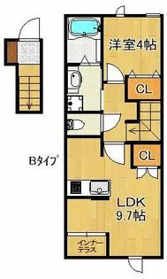メゾン・ド・リヴィエール【2階】の間取り