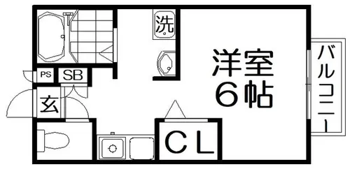 グリーンパーク2番館【1階】の間取り