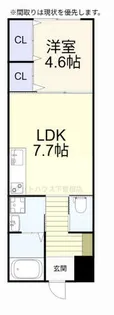 ブライトシリカ【202号室】の間取り