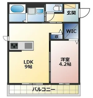 レーヴェ神田町【102号室】の間取り