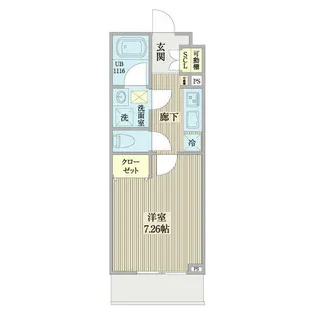 リシェス名古屋山王ウエスト【1階】の間取り