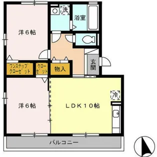 グランシャリオ前屋敷 A【1階】の間取り