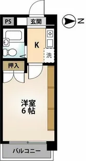 エクセランス石黒【303号室】の間取り
