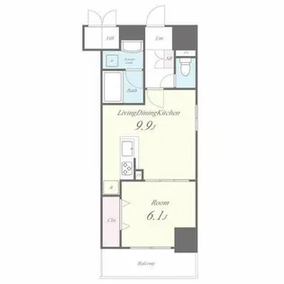 ファミールプライム【7階】の間取り