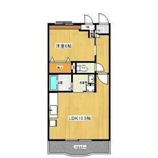 ウィステリア 壱番館【2階】の間取り