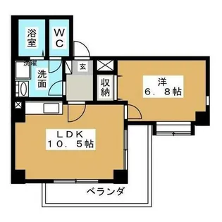プロクシィスクエア松原【5階】の間取り