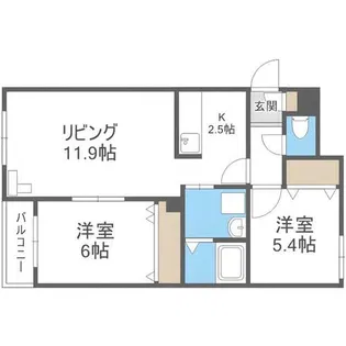 gran feliz N19【2階】の間取り