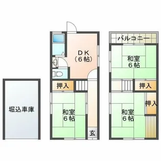 兵庫県神戸市垂水区旭が丘2丁目【一戸建】の間取り
