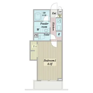 シャルールKT【0306号室】の間取り