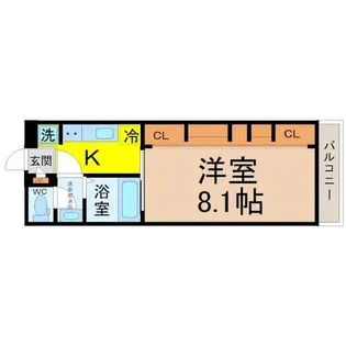 愛知県名古屋市中村区栄生町【アパート】の間取り
