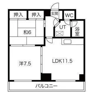 オカダビル【3階】の間取り