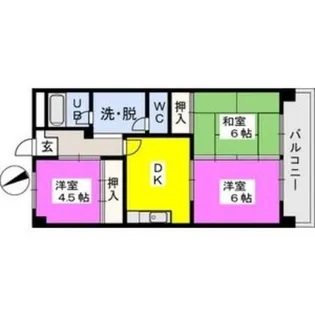福岡県福岡市南区井尻4丁目【マンション】の間取り