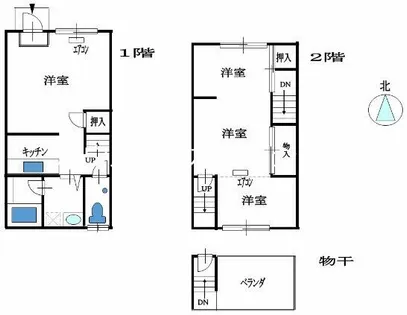 兵庫県尼崎市崇徳院2丁目【一戸建】の間取り