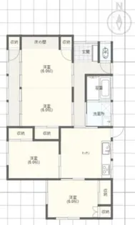 福岡県太宰府市水城3丁目【一戸建】の間取り