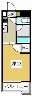 エスポワール城西【2階】の間取り